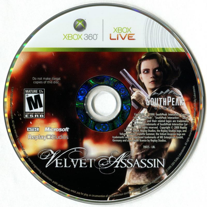Velvet Assassin - Xbox 360