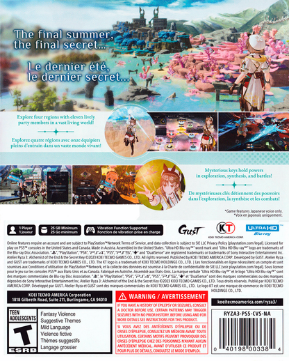 Atelier Ryza 3: Alchemist of the End & the Secret Key - PS5