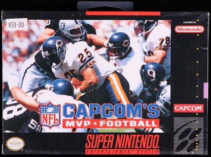 Capcom's MVP Football SNES 9.6 A+ - NEBRASKA COLLECTION