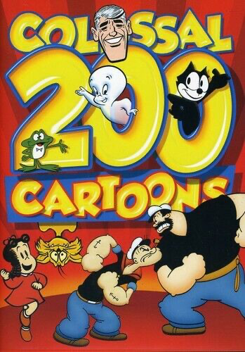 200 Colossal Cartoons: Popeye / Felix The Cat / Casper The Friendly Ghost / Gumby / Little Lulu / Wizard Of Oz / ... - DVD