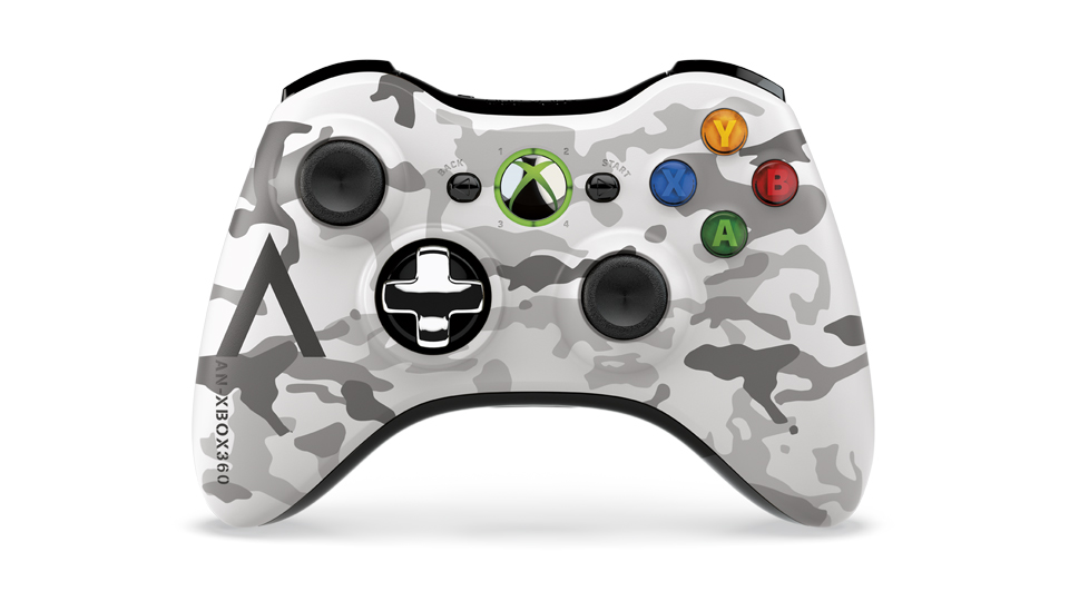 Wireless Official Controller | Armored Core 5 White Camo Edition - Xbox 360