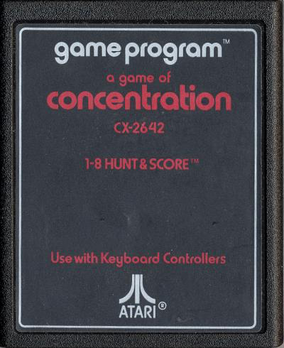 Game of Concentration, A - Atari 2600