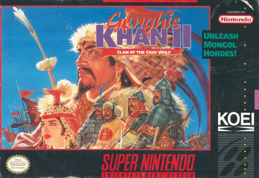 Genghis Khan II: Clan of the Gray Wolf - SNES