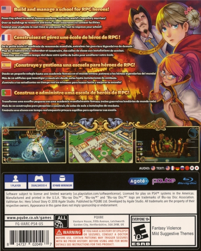 Valthirian Arc: Hero School Story - PS4