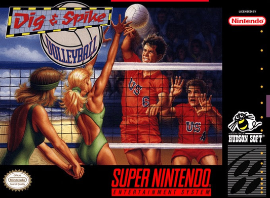 Dig & Spike Volleyball - SNES