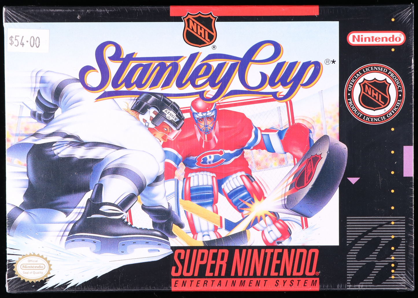 NHL Stanley Cup SNES 9.6 A+ - NEBRASKA COLLECTION
