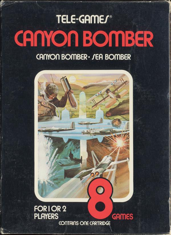 Canyon Bomber (Tele-Games 6-99828) - Atari 2600