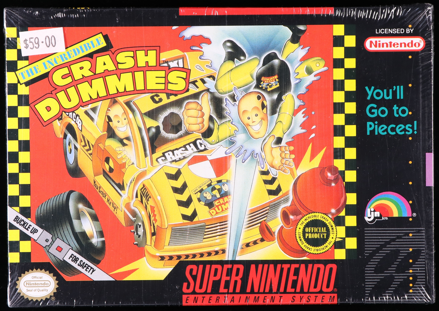The Incredible Crash Dummies SNES 9.2 A+ - NEBRASKA COLLECTION