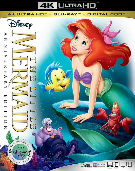 Little Mermaid - 4K Blu-ray Animation 1989 G