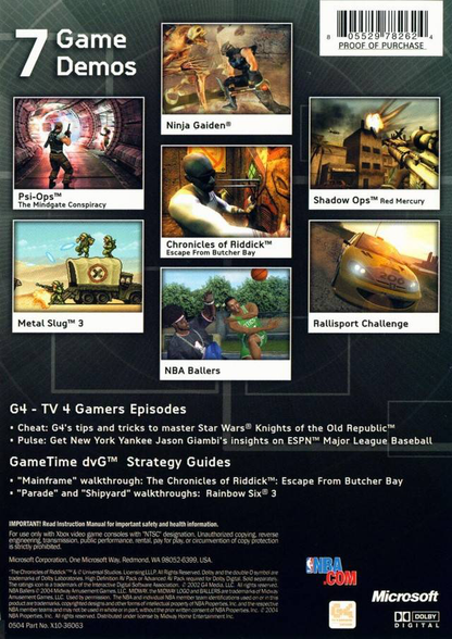 Exhibition Demo Disc Vol. 5 - Xbox