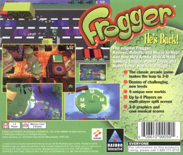 Frogger Greatest Hits PS1