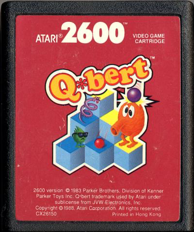 Q*bert (Red Label) - Atari 2600