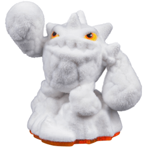 White Flocked Eruptor - Skylander Giants Chase Variants
