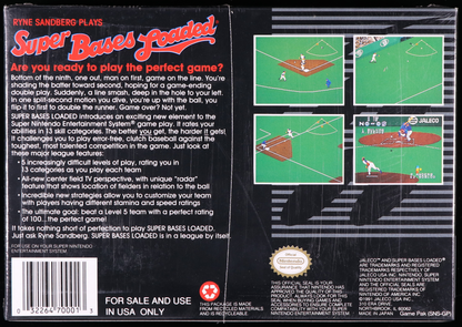 Super Bases Loaded SNES 9.6 A - NEBRASKA COLLECTION