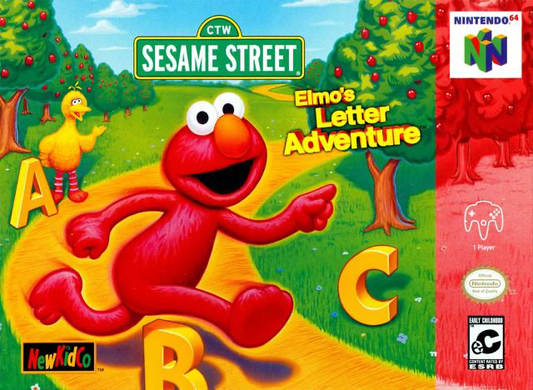 Elmo's Letter Adventure - N64
