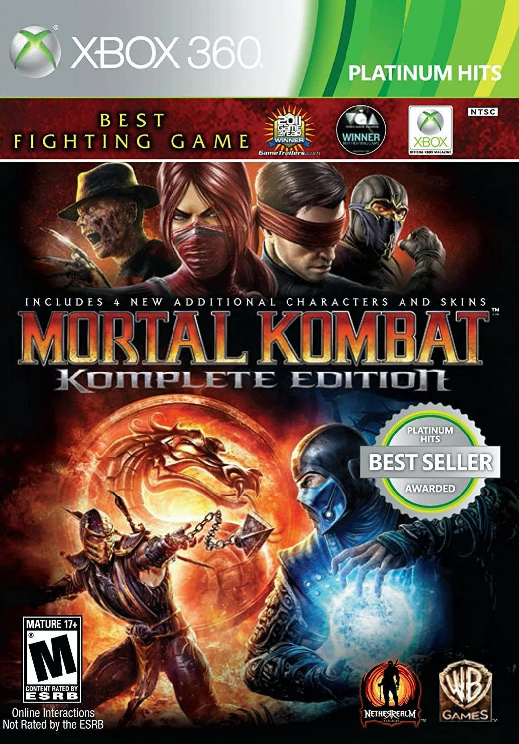 Mortal Kombat: Komplete Edition - Platinum Hits - Xbox 360