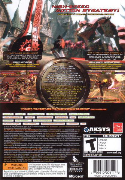 guilty gear 2 overture xbox 360 Guilty Gear 2: Overture Used Xbox 360 Games For Sale – Dial Up Games