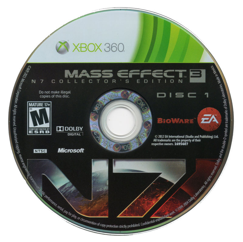 Mass Effect 3 - N7 Collector's Edition - Xbox 360