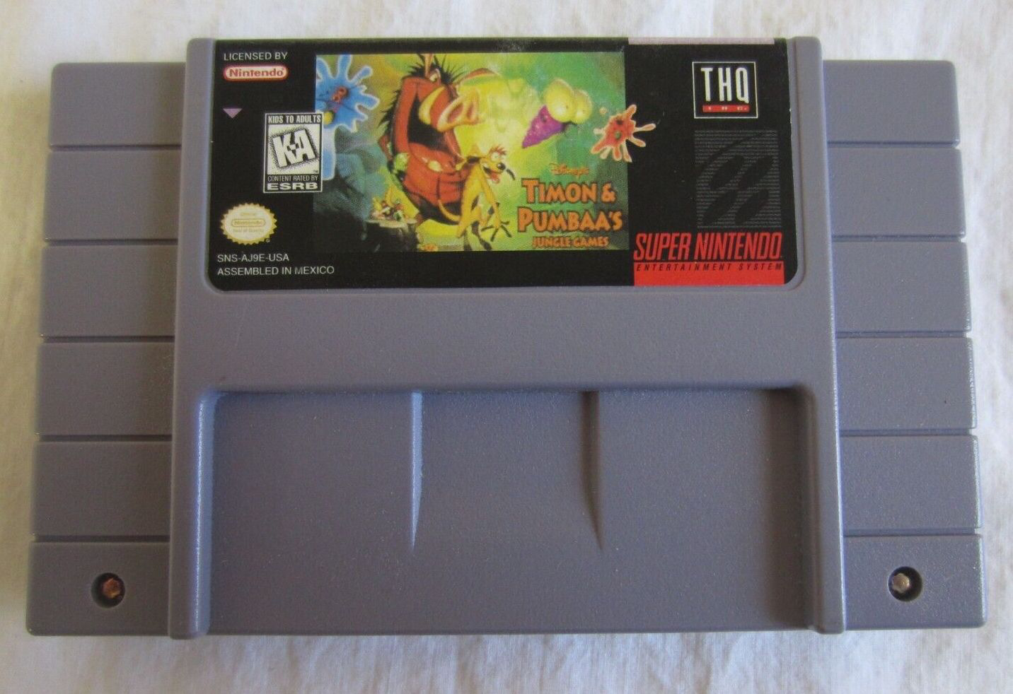 Timon & Pumbaa's Jungle Games, Disney's - SNES