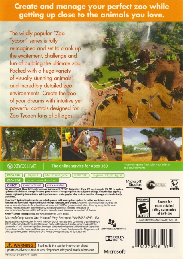 Zoo Tycoon - Xbox 360