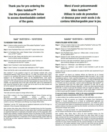 Alien Isolation - PS4