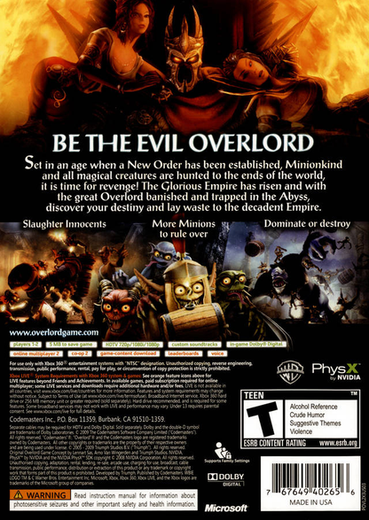 Overlord 2 - Xbox 360