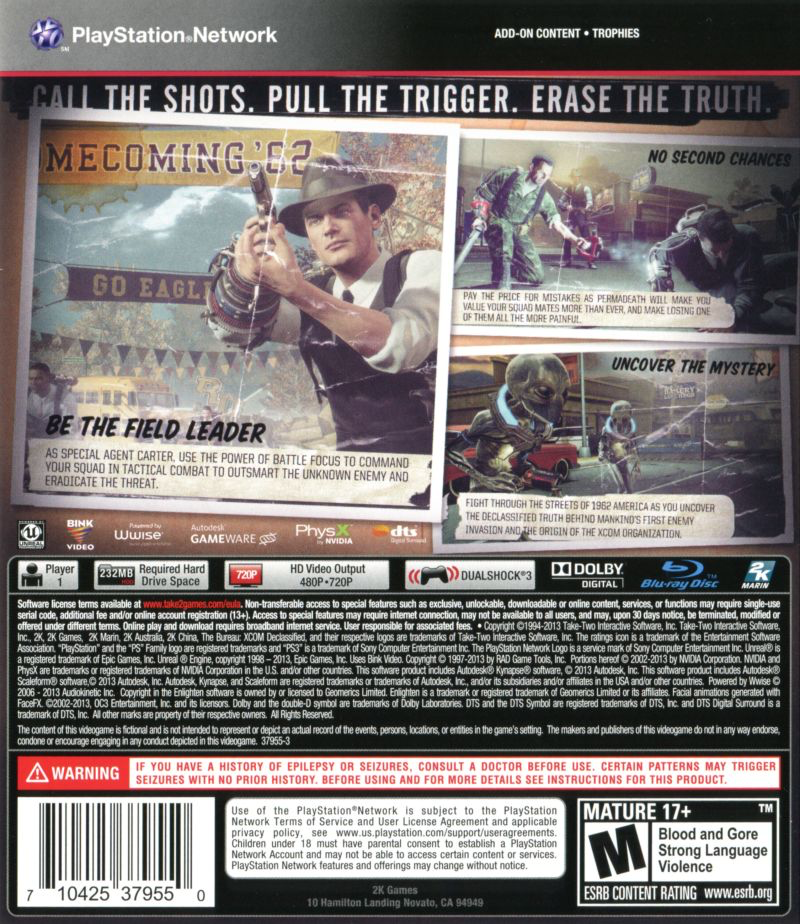 Bureau, The: XCOM Declassified - PS3