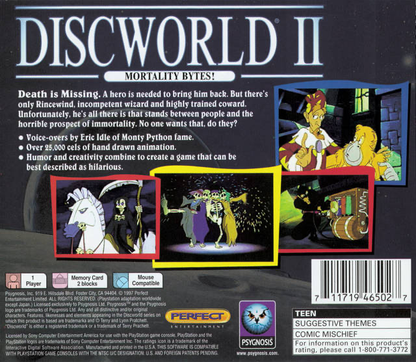 DiscWorld 2: Mortality Bytes - PS1