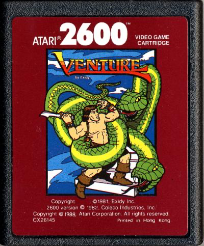 Venture (Red Label) - Atari 2600