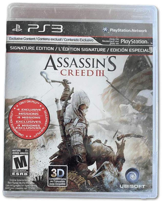 Assassin's Creed 3 - Signature Edition - PS3