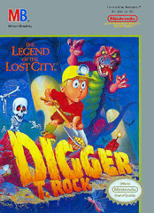 Digger T. Rock The Legend of the Lost City - NES