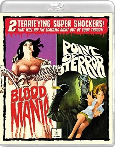 Blood Mania (Vinegar Syndrome/ Blu-ray) / Point Of Terror (Blu-ray) Limited Edition - Blu-ray Horror VAR R