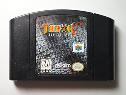 Turok 2 Seeds of Evil (Black Cartridge) - N64