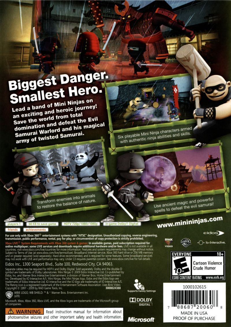 Mini Ninjas - Xbox 360