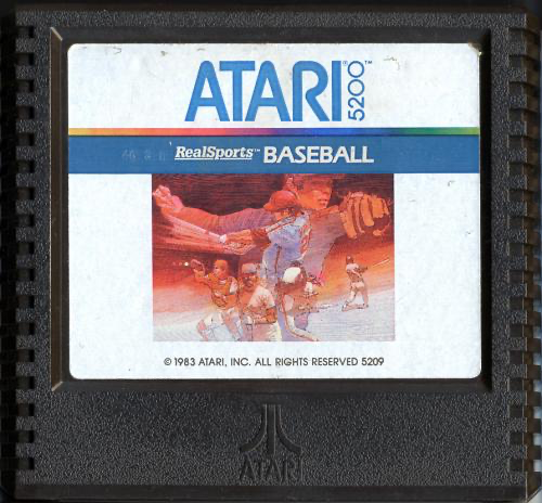 RealSports Baseball - Atari 5200