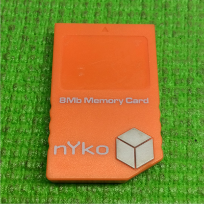 Nyko 8MB 123 Blocks Orange Memory Card - Gamecube