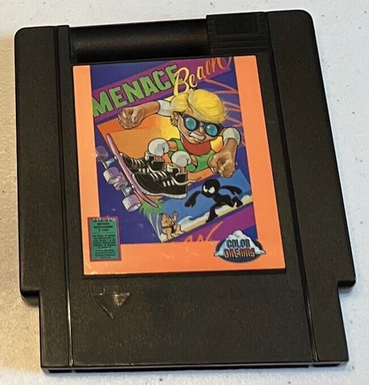Menace Beach (Black Cartridge) - NES