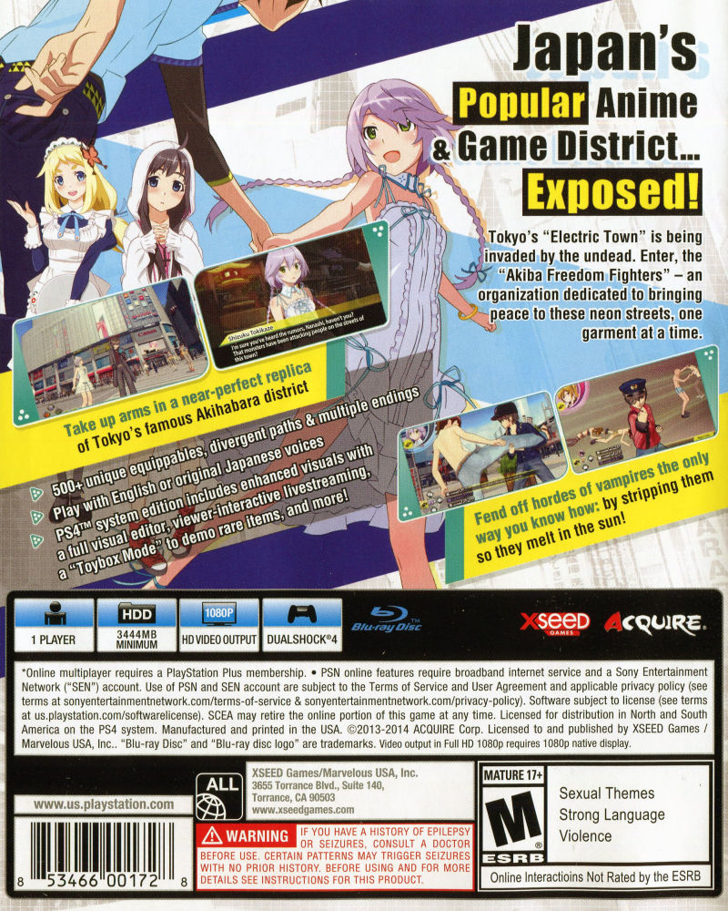 Akiba's Trip: Undead & Undressed - PS4