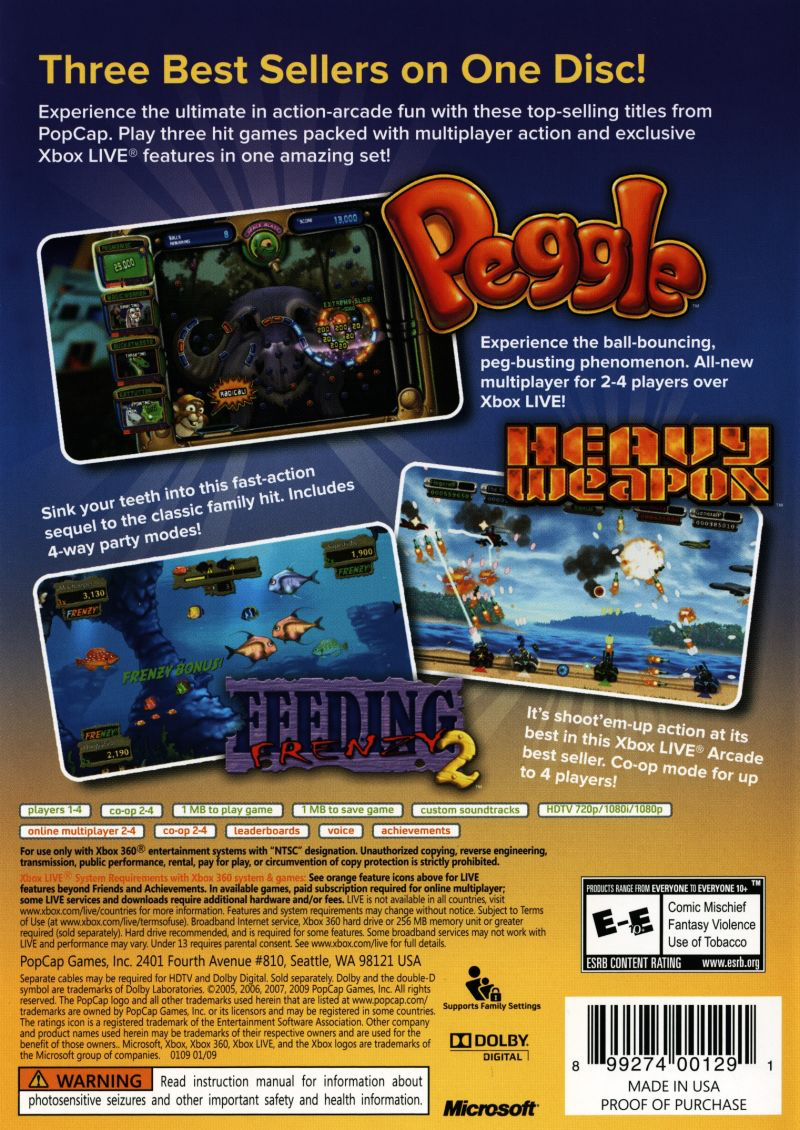 PopCap Arcade: Volume 2 - Xbox 360