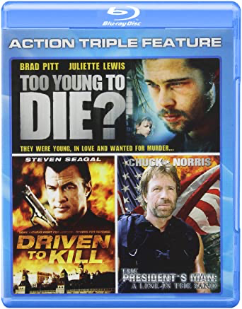 Action Tirple Feature: Driven To Kill / Too Young To Die? / The President's Man: A Line In The Sand - Blu-ray VAR VAR VAR