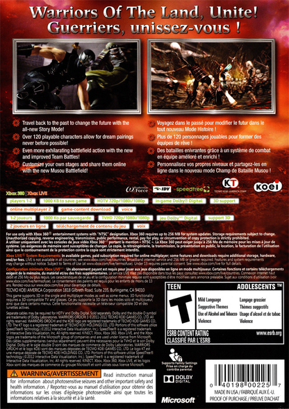 Warriors Orochi 3 - Xbox 360