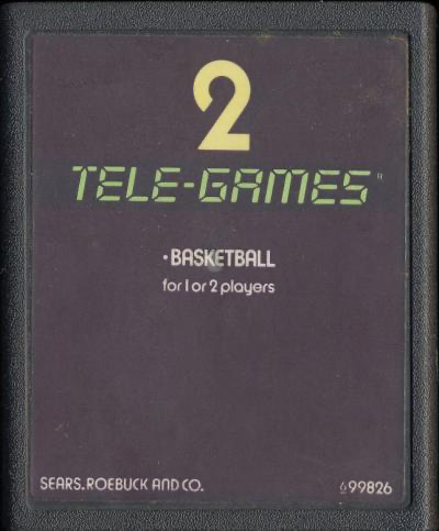 Basketball (Tele-Games 6-99826) - Atari 2600
