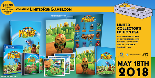 Pixel Junk Monsters 2 - Collector's Edition - PS4