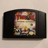 Turok Rage Wars (Black Cartridge) - N64