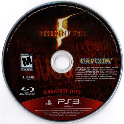 Resident Evil 5 - Jeu PS3 Complet Resident Evil 5 - Jeu PS3 Complet
