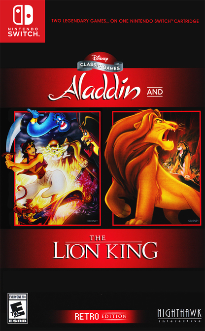 Disney Classic Games: Aladdin and The Lion King - Retro Edition - Switch