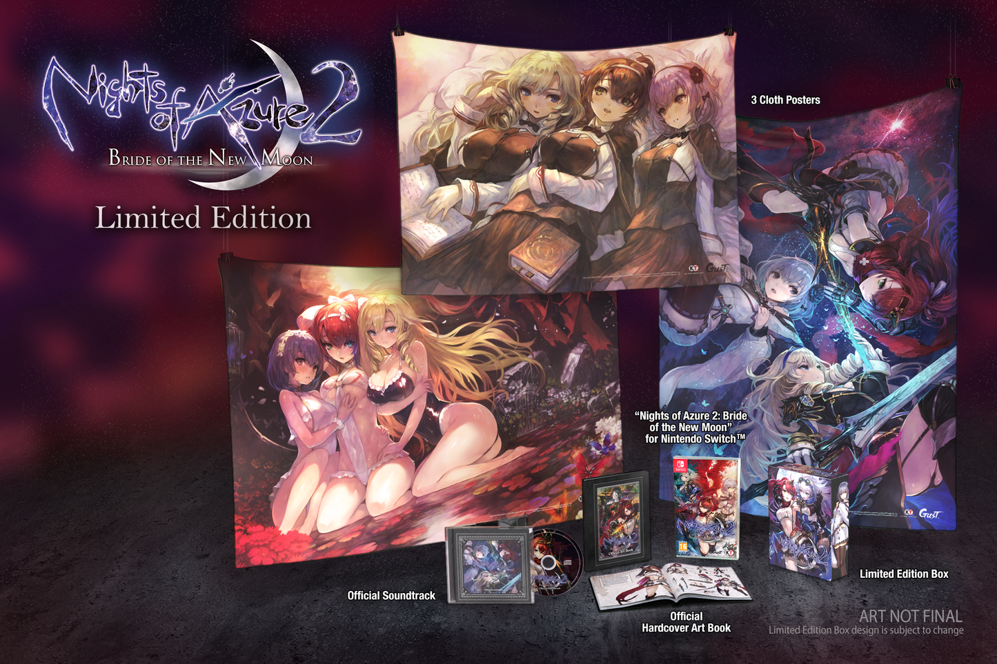 Nights of Azure 2: Bride of the New Moon - Limited Edition - Switch