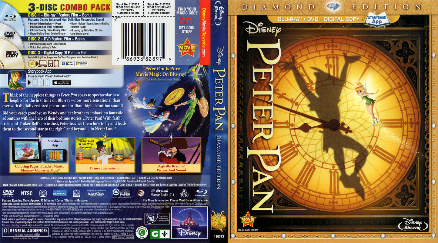 Peter Pan - Blu-ray Fantasy 2003 PG