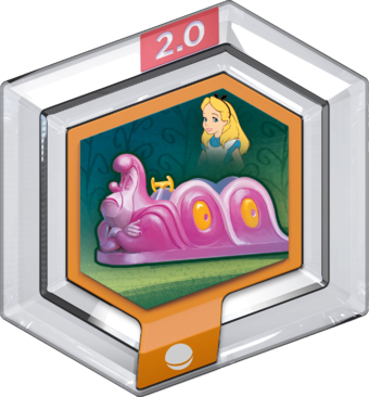 Hexagonal Power Disc | Alice in Wonderland's Caterpillar - Disney Infinity 2.0