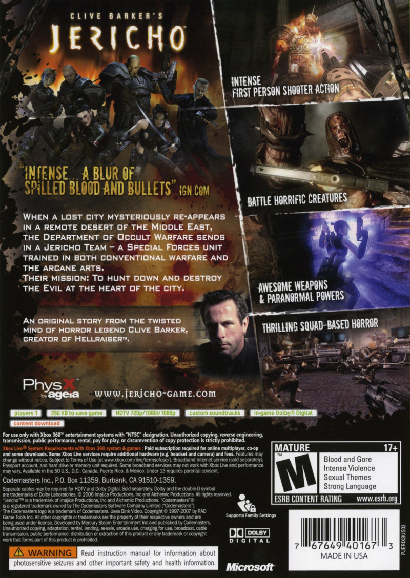 Jericho - Xbox 360